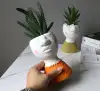 Hanlv handicrafts, creative cement character images, realistic succulent plant potted plants, bonsai, home decoration ornaments, window display decoration props undefined